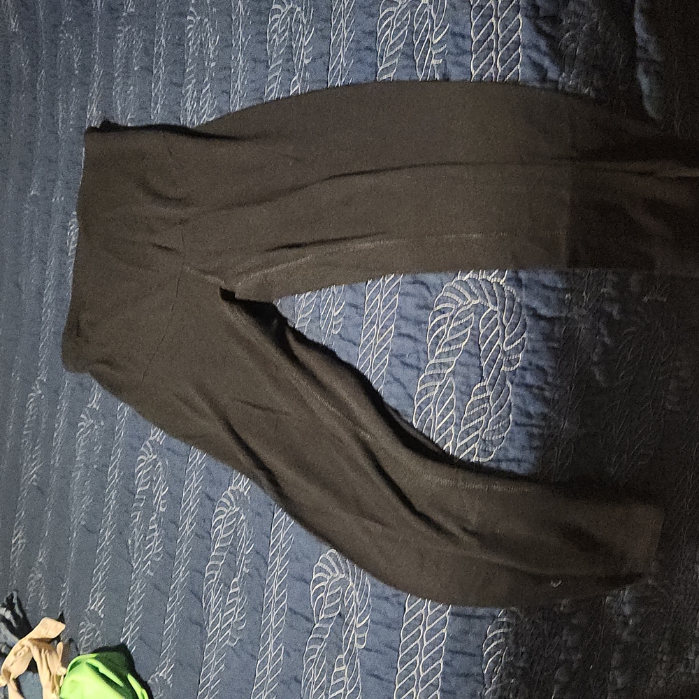 Black maternity leggings
